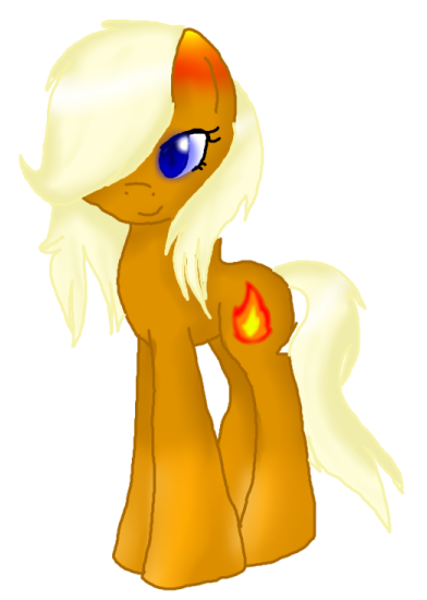 Adoptable: Shiny Flareon Pony [OPEN]