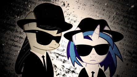 Octavia and Vinyl Scratch Wallpaper