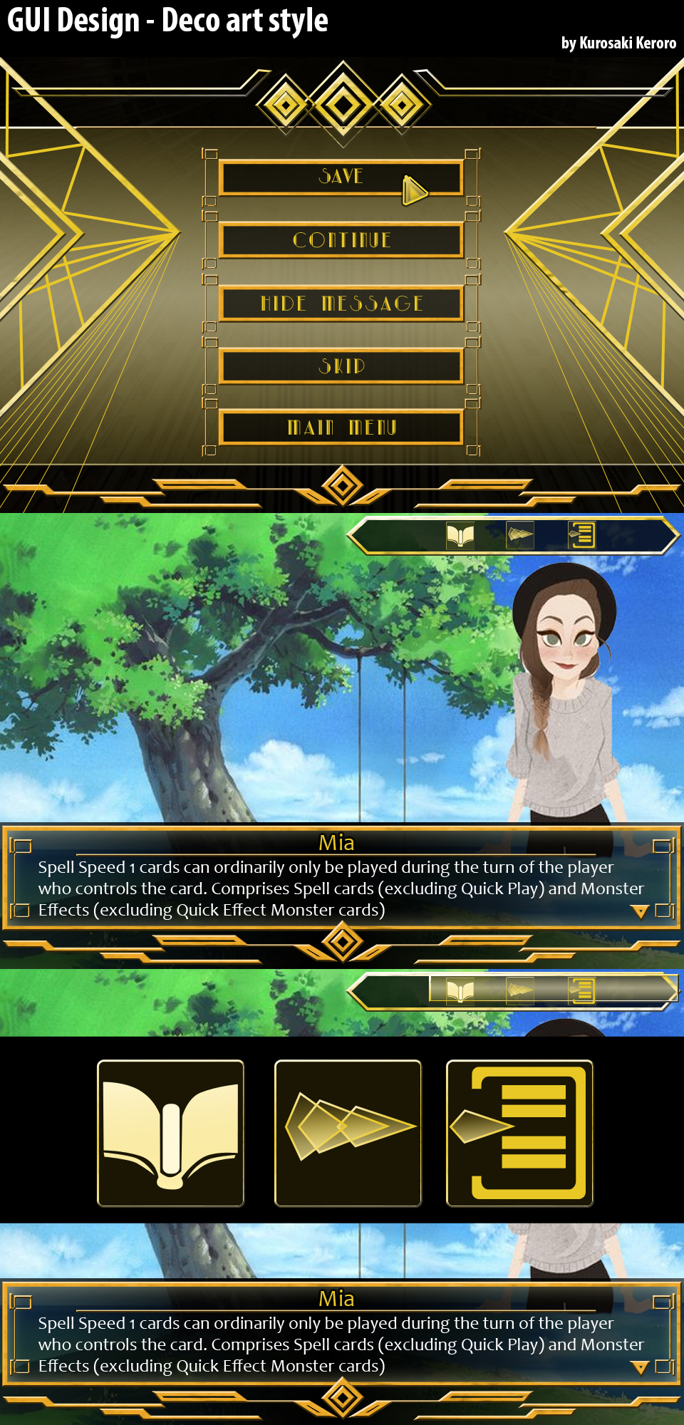 GUI Design by KurosakiKeroro on DeviantArt