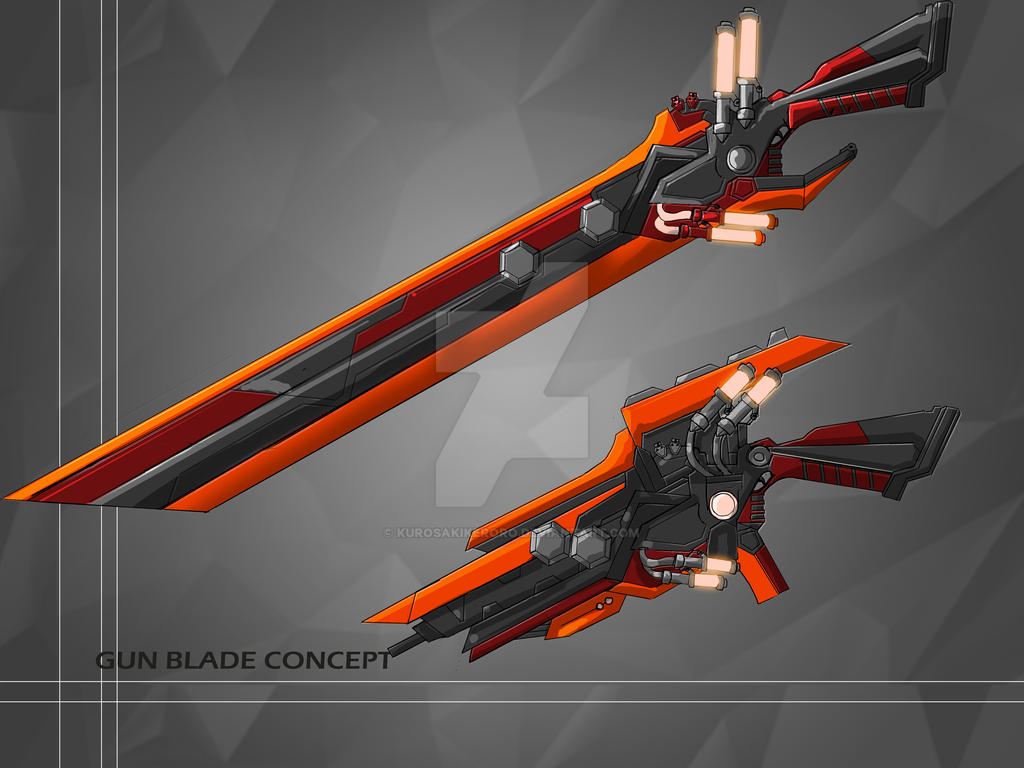 GunBlade design concept by KurosakiKeroro on DeviantArt