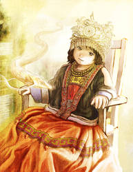 fantasy hmong girl