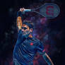 Roger Federer ATP Finals. Digital artwork.