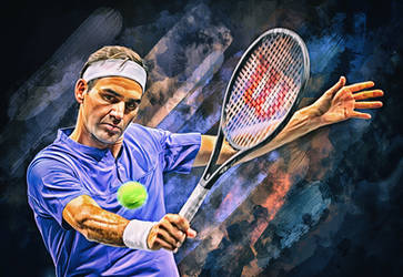 Roger Federer LaverCup2022 poster