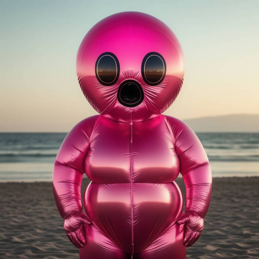 Locked in my full body inflation suit by Lady-Danielle on DeviantArt