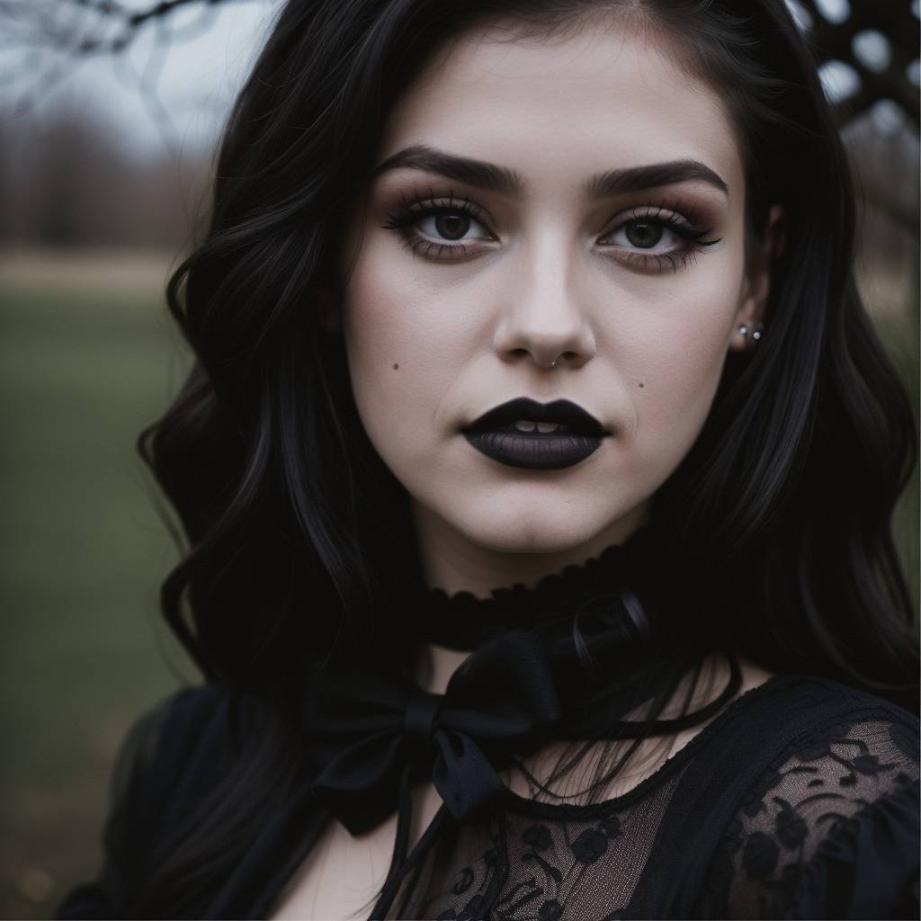 Random Goth Lady Beautiful portrait of an goth girl by Lady-Danielle-AI on DeviantArt
