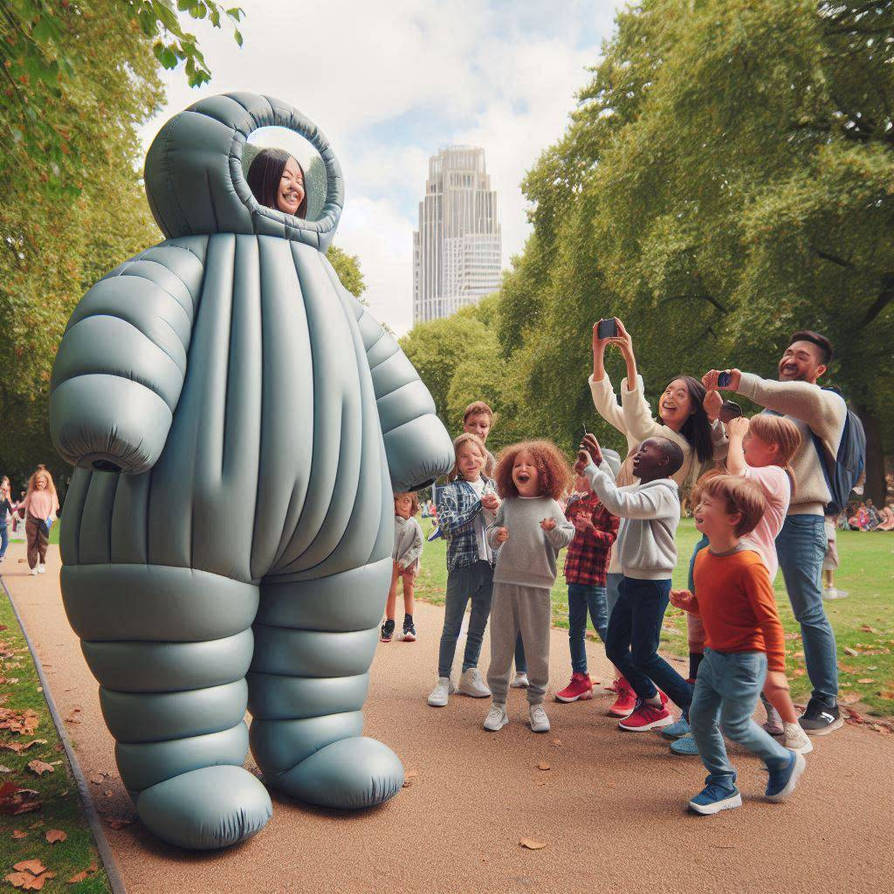 Anonymous Inflatable Inflatable safe suit by Lady-Danielle-AI on DeviantArt