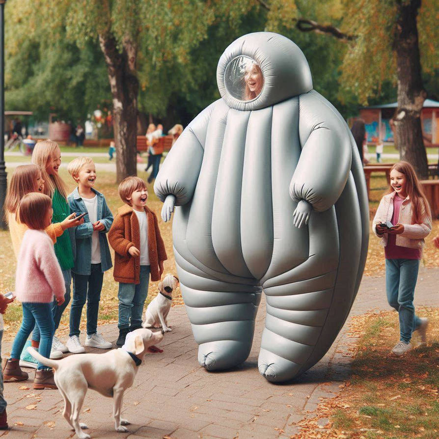Anonymous Inflatable My inflatable safety suit by Lady-Danielle-AI on DeviantArt
