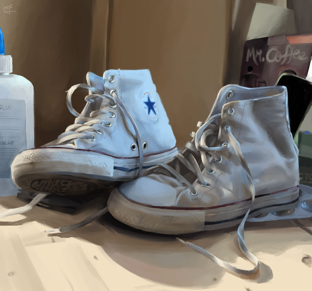 Deviantart Converse converse still life by CatMakesArt on DeviantArt