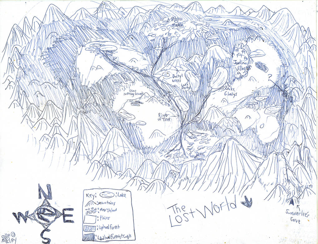 Map of the Lost World by MickeyRayRex on DeviantArt