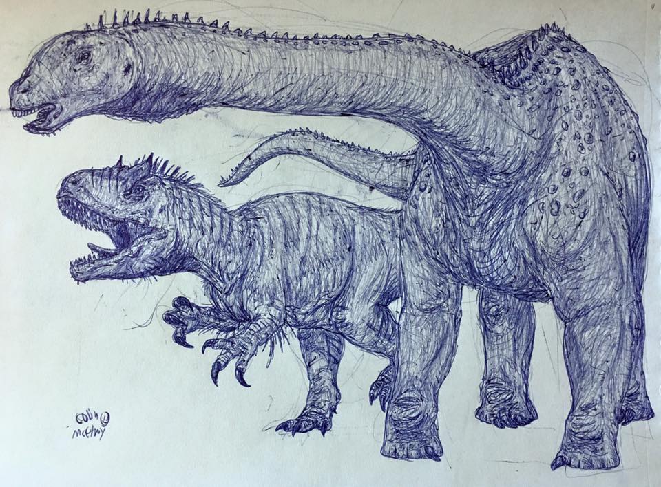 Haplocanthosaurus and Allosaurus