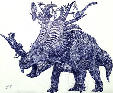 Hannah the Styracosaurus 