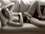 Kats On The Couch No. 3 by Snapfoto