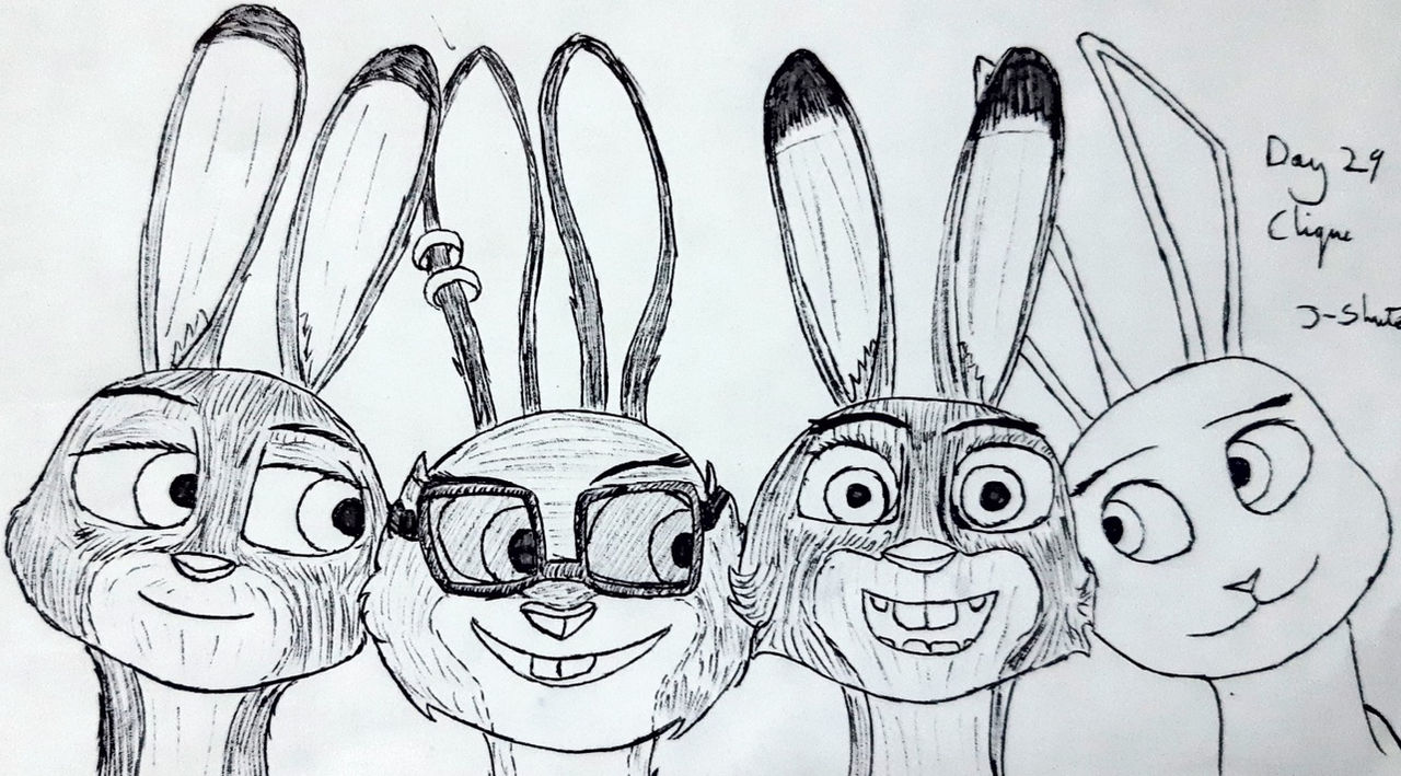 Zinktober Day 29: Clique