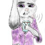 Judy in Nick's new shirt (light version)