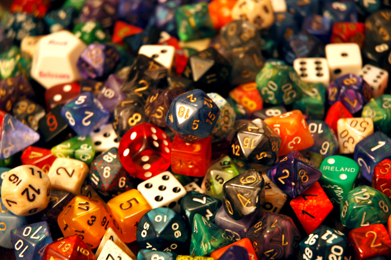 Dice by PinkPetunia