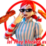 lol They blocked us. -Wendy's 04/12/2017