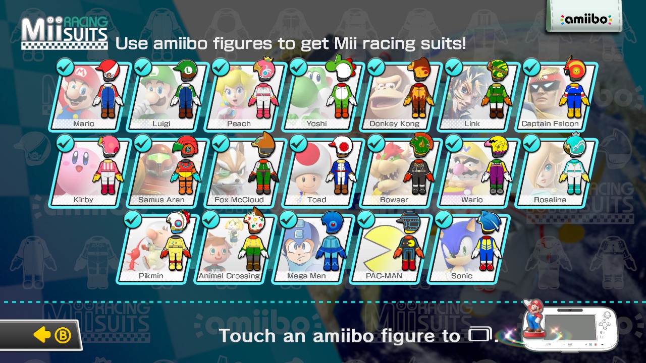 Mario Kart 8 - ALL AMIIBO COLLECTED #2