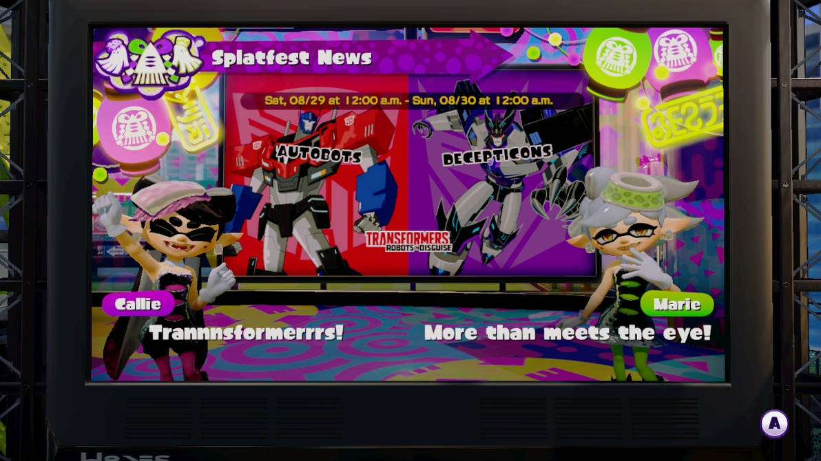Splatoon Transformets Splatoon x Transformers by RazorVolare on DeviantArt