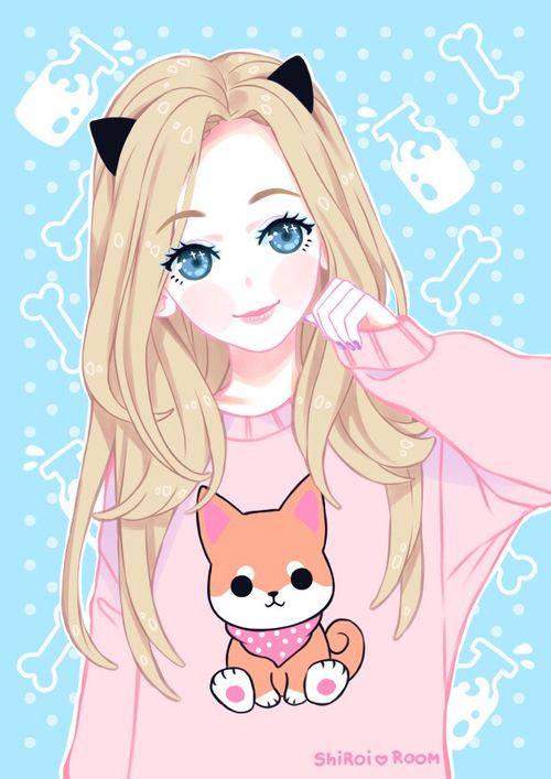 Cute cartoon girl by AudreyDesinge on DeviantArt Cute cartoon girl by AudreyDesinge on DeviantArt