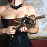 Steampunk Weaponry : The Girl, The Guns : 2