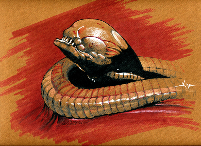 Shellfist Alien Chestburster - ALIEN by FUCHIPATAS on DeviantArt