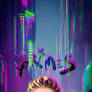 Cyberpunk Grimes - Claire Boucher phone wallpaper