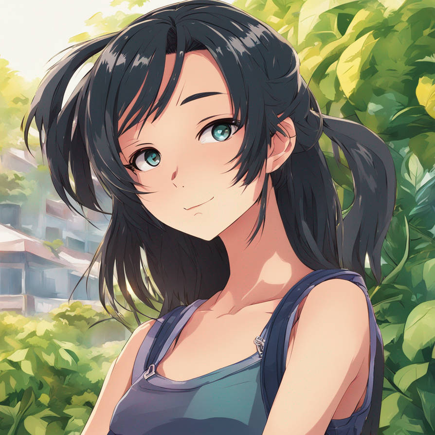 a girl who likes nature