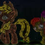 Terraria Applejack and Applebloom - Night