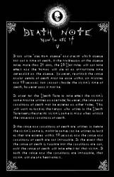 Deathnote Rules - page 5