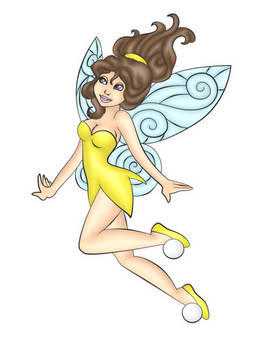 Jane as Tinkerbell