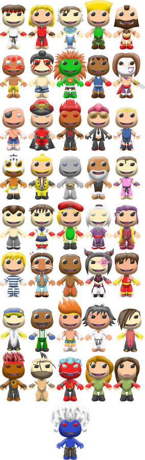 Street Fighter IV Sackboys