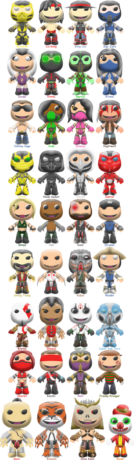 Mortal Kombat 9 Sackboys