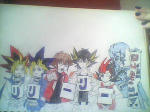 Half finished Yu-Gi-Oh Banner