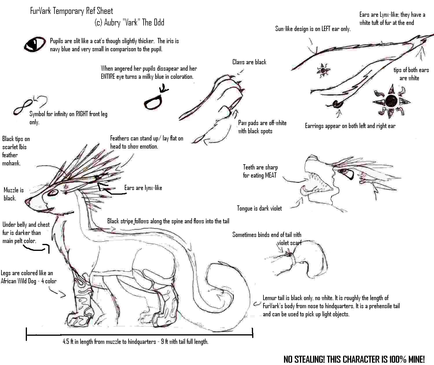 TEMP. Ref sheet for FurVark