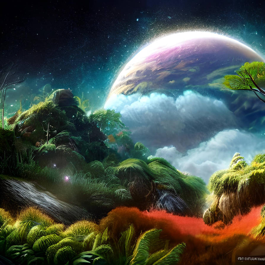 Planet Deviantart Ecosystem of a fantasy planet by genderson2022 on DeviantArt