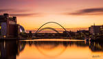 Tyne Bridge Sunset by rephocus