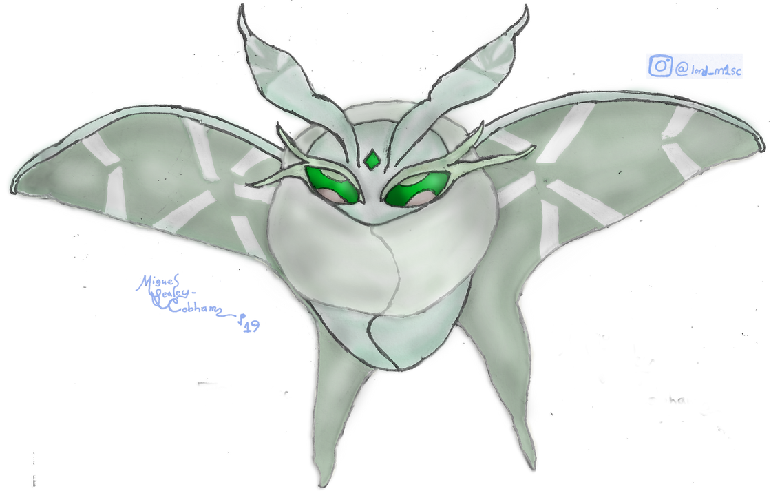 Frosmoth (shiny) by DjArMaGeDdOn145McG on DeviantArt