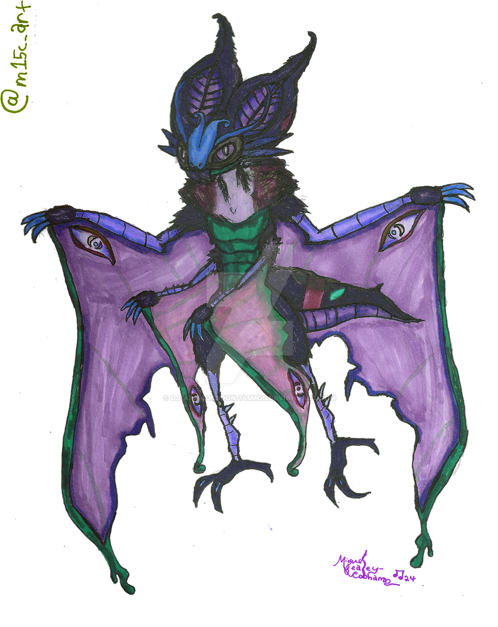 Bug/Dragon Noivern (shiny) by Dj-ArMaGeDdOn-145McG on DeviantArt