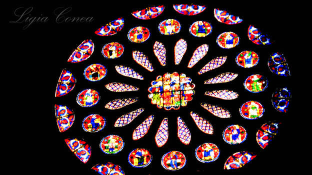 symmetrical stained glass