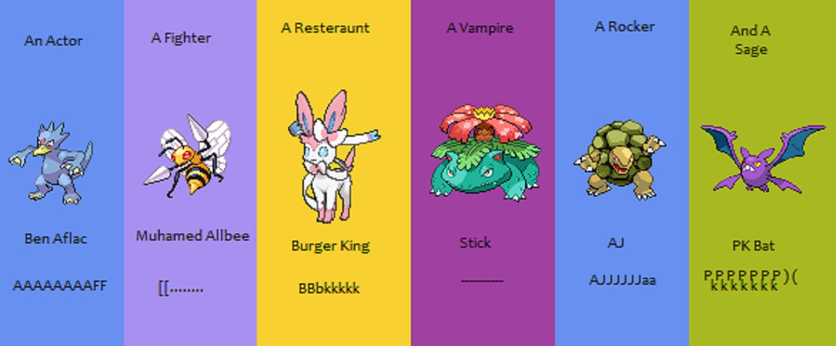 Twitch Plays Pokemon Brown Version Team By Lordoflightwarriors On Deviantart