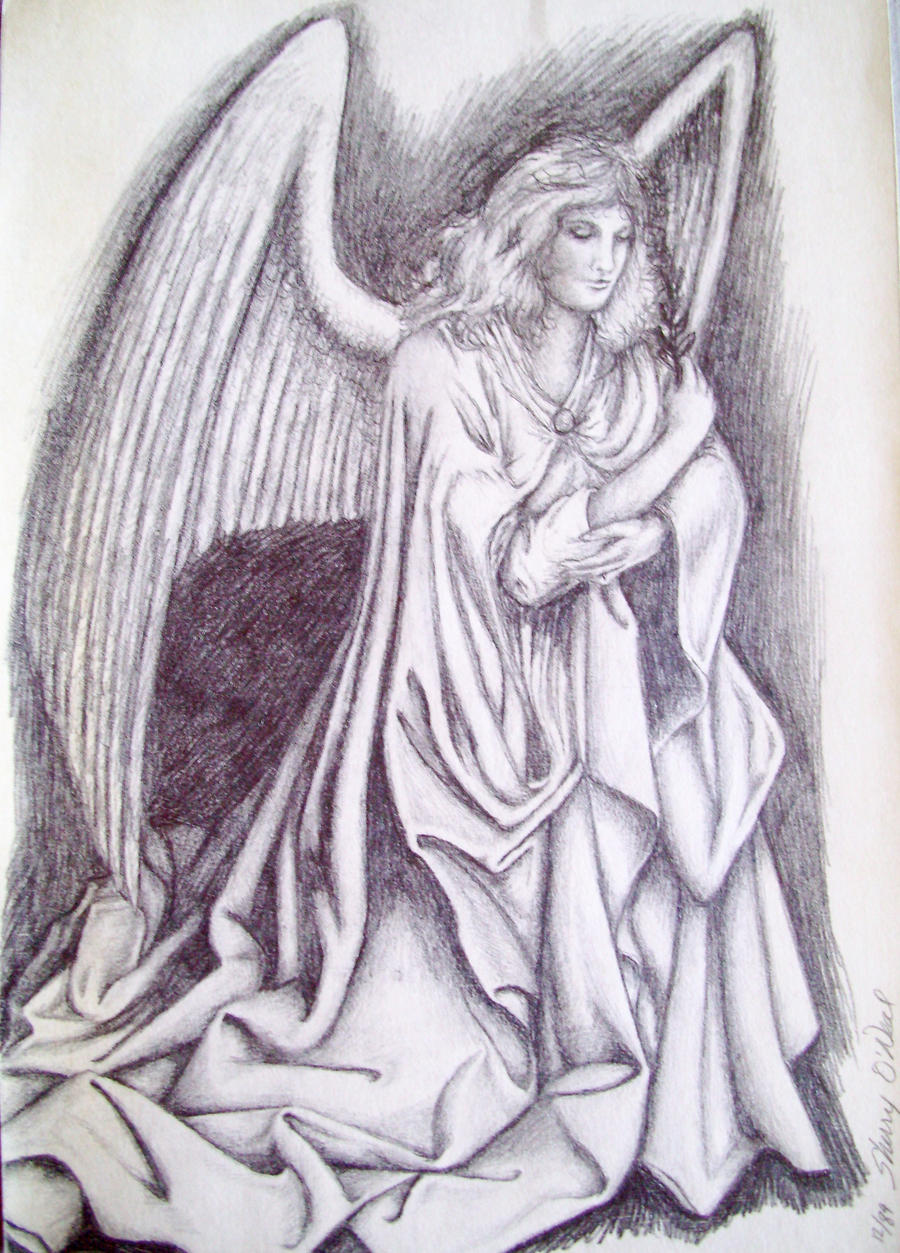 Angel Drawing by AiKisugi on DeviantArt