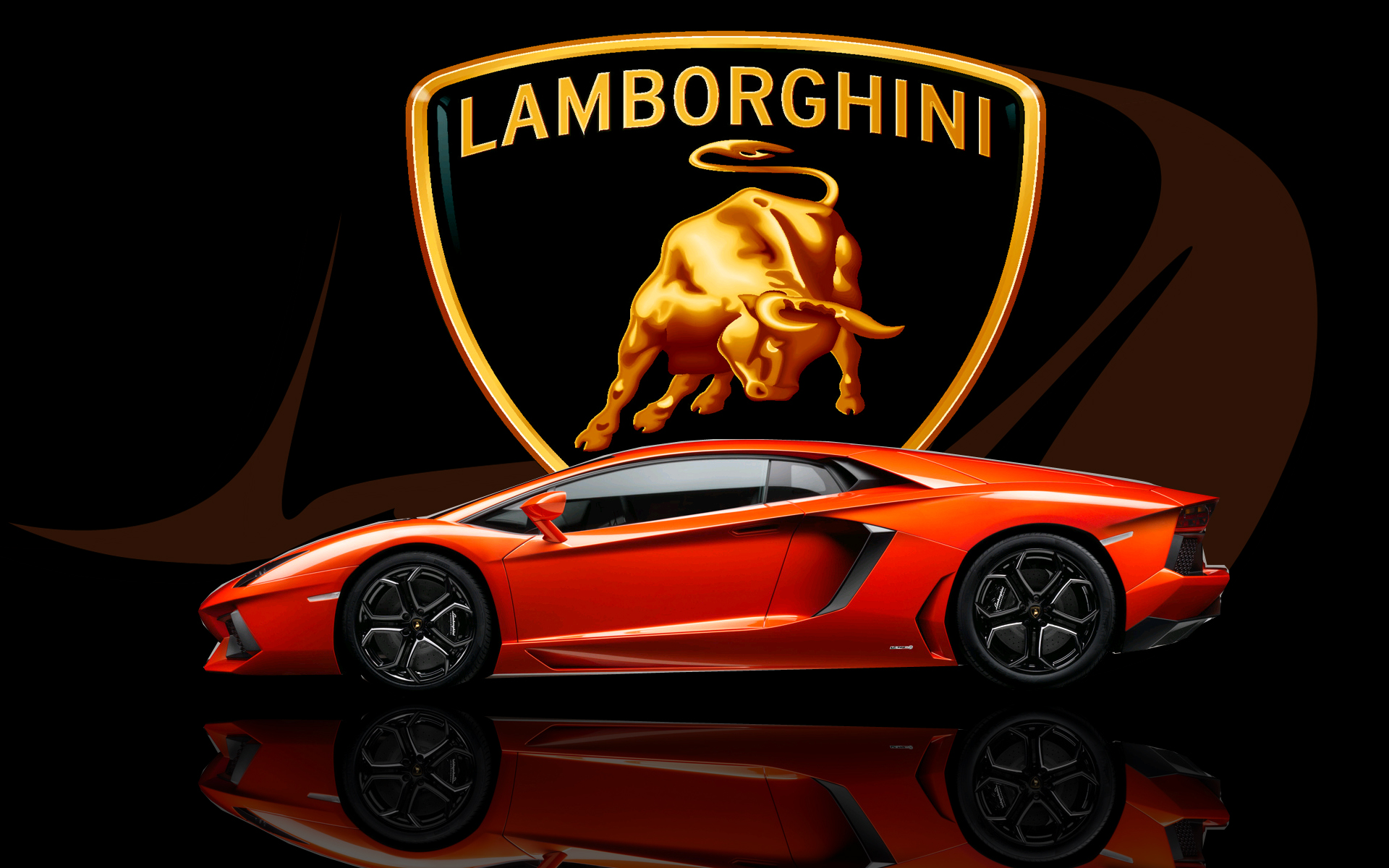 Lamborghini Logo Reflection test by mwelb0rn on DeviantArt