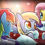 Request: Pegasi Pillow Fight
