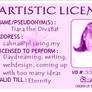 Tiara's Artistic License