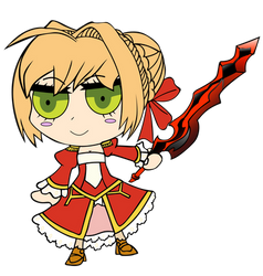 Chibi Saber of Red