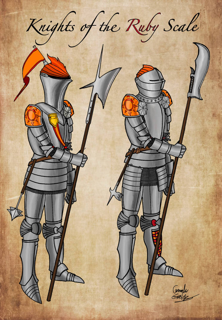 Knights Of The Ruby Scale. by CommandrEclipse on DeviantArt
