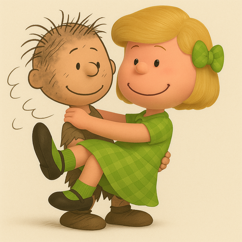 Pig-Pen carrying Patty