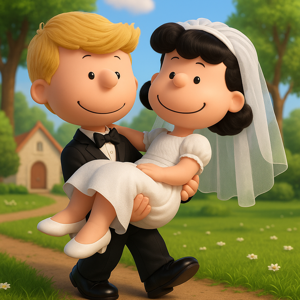 Peanuts Wedding: Schroeder and Lucy van Pelt