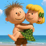 Pig-Pen and Patty Swanson's Beach Day