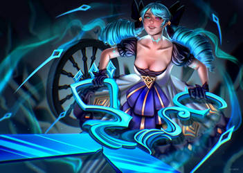 Fanart Gwen, League of Legends by HotaruSen